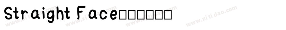 Straight Face字体转换